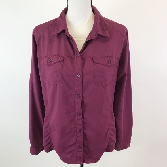 Columbia Tops - Columbia Omni Shade Button Front Top XL